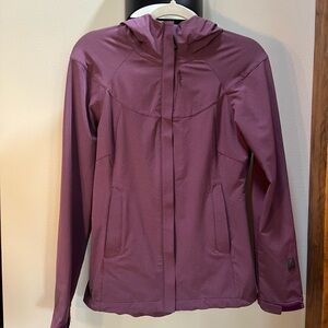 Women's Plum Rain Jacket - Stretchy & Comfy